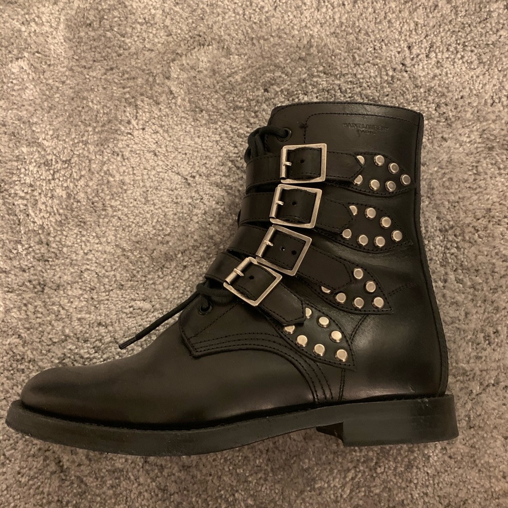 Saint Laurent Combat Boots